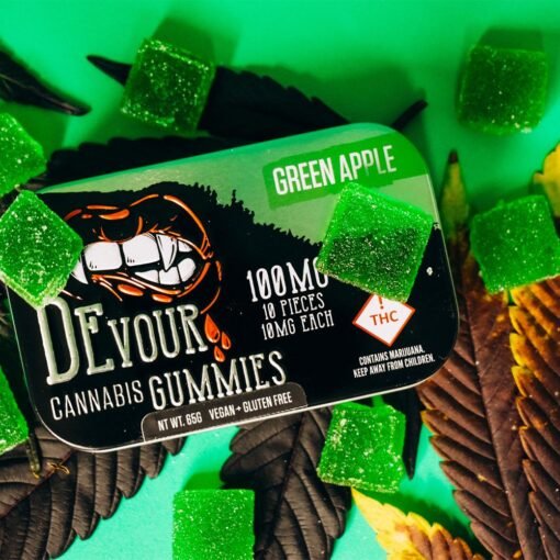 devour gummies green apple
