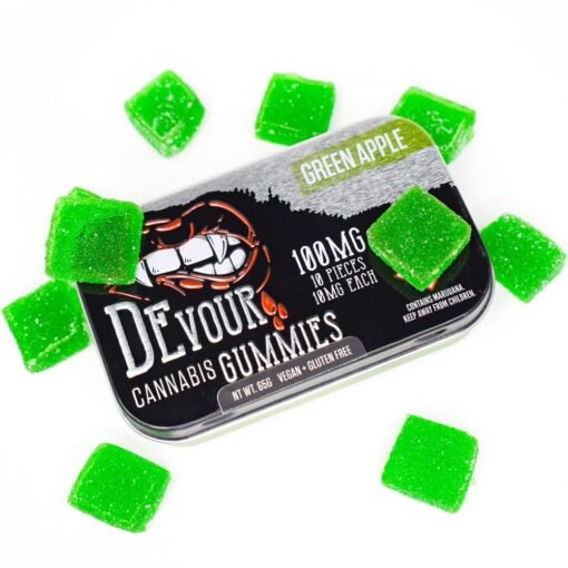 devour gummies green apple