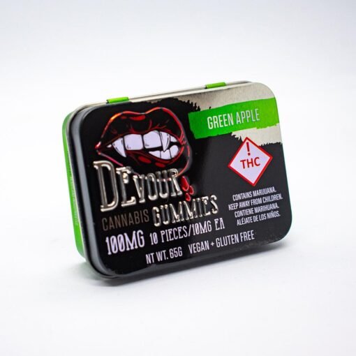 devour gummies green apple