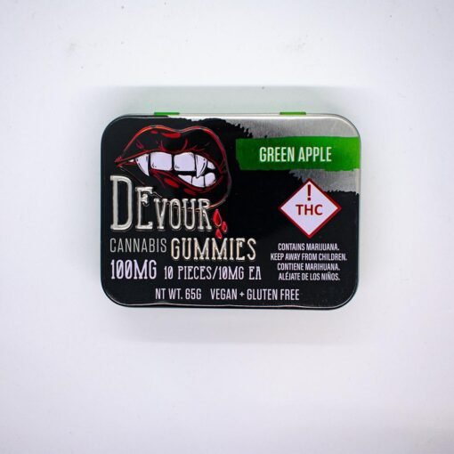 devour gummies green apple