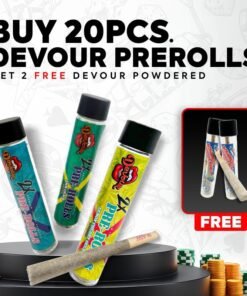 Buy 20PCS Devour Prerolls Get 2 Free Devour Powdered